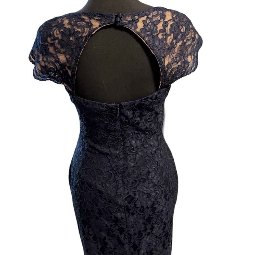 Ralph Lauren Navy Blue evening gown prom dress size 2